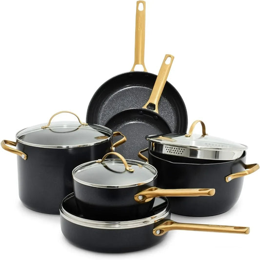 10 Piece Ceramic Non Stick Cookware Set