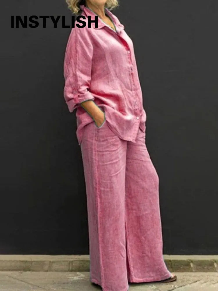 Women's Linen 2 Piece Sets