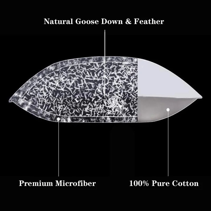 Luxury Goose Down Feather Pillows