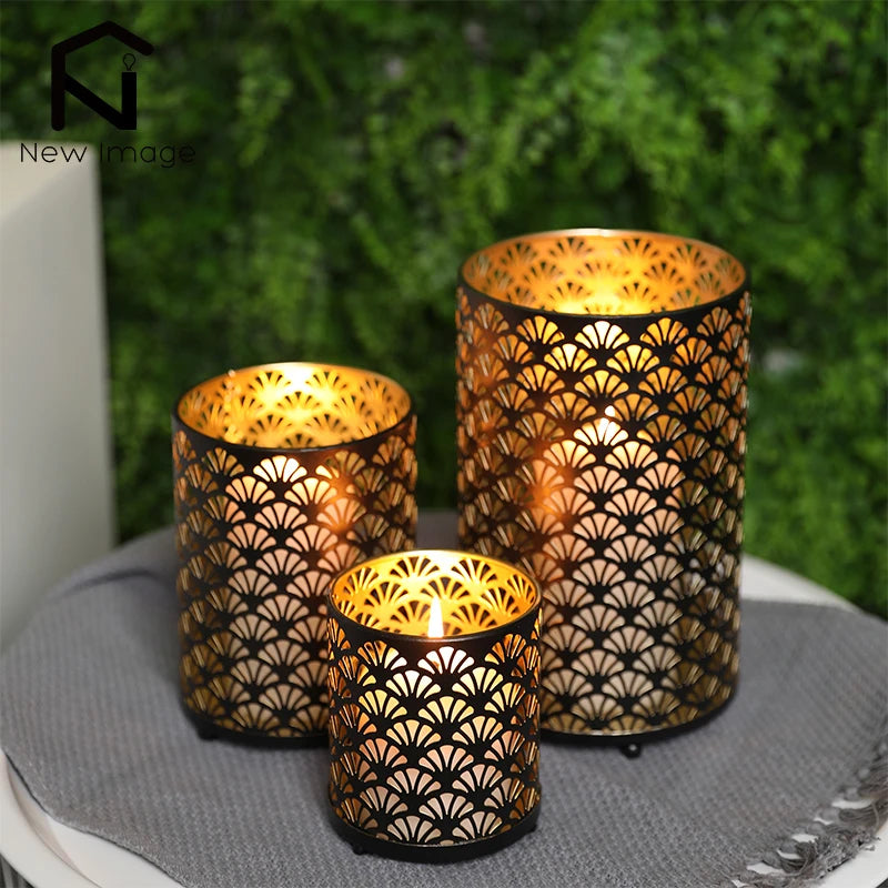 3Pcs Candle Holders