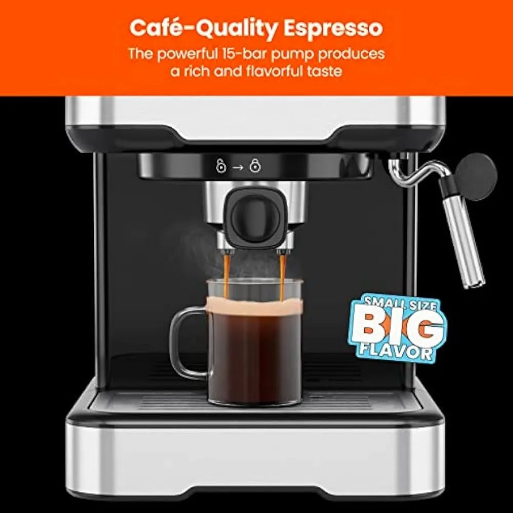 6-in-1 Espresso Machine with Steamer