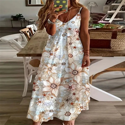 Plus Size Summer Sling Dress