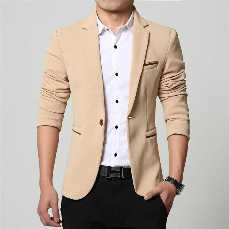 Men's Slim Fit Casual Blazer